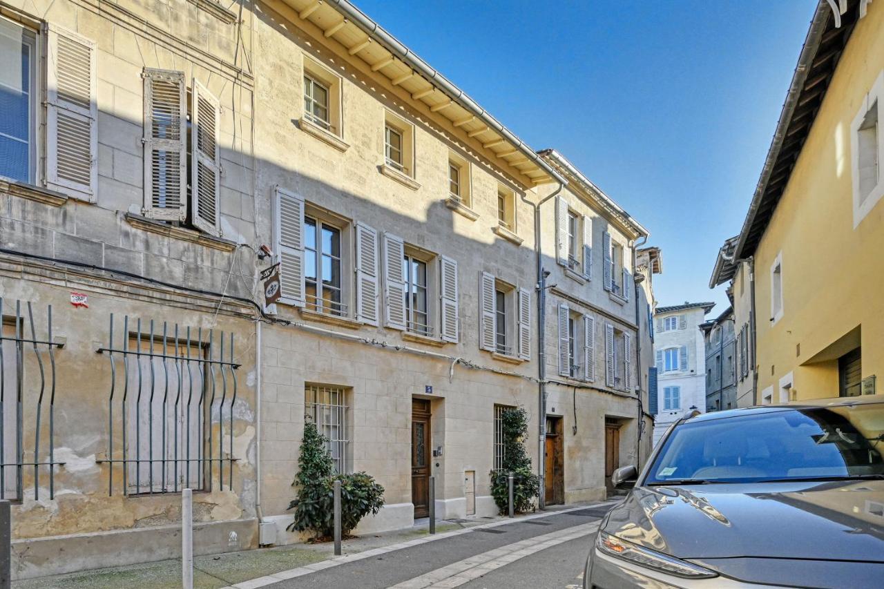 Au Coeur Des Papes, Dans Batisse De Charme Studios & Appartements En Coeur De Ville Avignon Ngoại thất bức ảnh